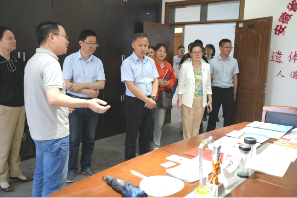 马鞍山市委宣传部一行到我校参观调研(图3)