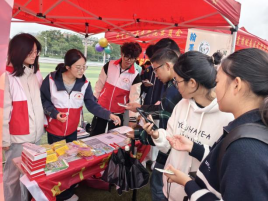“救”在身边，“核”你同行——皖南医学院红十字协会招新日绽放科普双色花(图1)