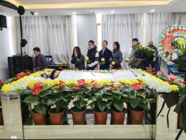 我校遗体捐献接受站为伍传尼同志举行遗体告别仪式(图4)