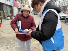 皖医学子返家乡，防痨宣传暖社区——皖南医学院红十字协会淮北志愿分队赴宝夏丽景社区开展防结核宣传活动(图1)