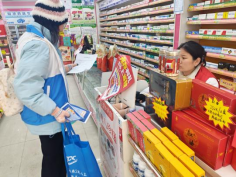 皖医学子返家乡，防痨宣传暖社区——皖南医学院红十字协会淮北志愿分队赴宝夏丽景社区开展防结核宣传活动(图4)