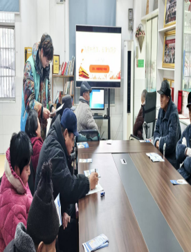 皖南医学院红十字协会亳州志愿分队赴利辛县鸿福养老公寓开展防结核宣传(图4)