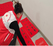 翰墨送福暖桑榆，红音传情护健康——皖南医学院学子赴龙泉街道龙眼社区开展敬老爱老志愿服务活动(图6)